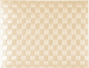Saleen, podkładka pleciona na stół, 40x30cm, ecru, 01010196101