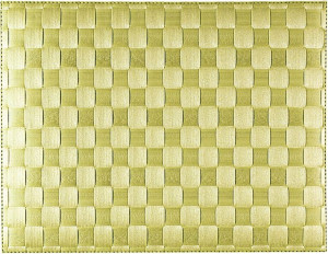 Saleen, podkładka pleciona na stół, 40x30cm, pistacjowy, 01010134101