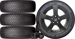 KOŁA HONDA INTEGRA Bridgestone 215/55R16 TPMS