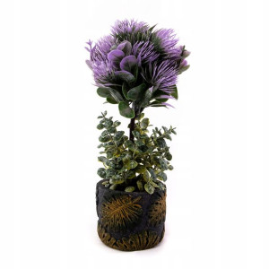 Kwiat Ozdobna Roślina W Doniczce Różne Wzory 29cm