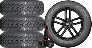 KOŁA TOYOTA Auris II 2 FL Nokian 225/45R17 TPMS