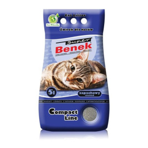 SUPER BENEK Żwirek bentonitowy zbrylający 5l