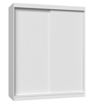 Szafa Przesuwna Iga 160 Cm Drzwi Przesuwne Półki Biel