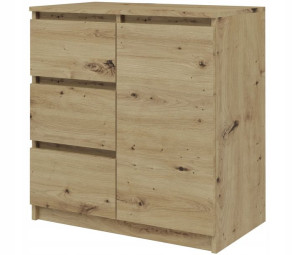 Komoda Malaga 1d3s Dąb Artisan