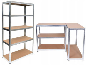 Regał Magazynowy Metalowy G9030 Mdf 875kg
