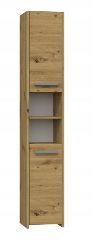 Szafka Łazienkowa Regał Słupek 30cm Dąb Artisan
