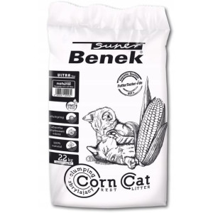 SUPER BENEK Corn Cat ultra naturalny żwirek dla kota 35L