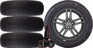 Koła Zima Mazda 6 Hankook 225/45r17 Tpms