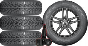 Koła Zima Mazda 6 Nokian 225/45r17 Tpms