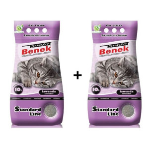 SUPER BENEK ZESTAW bentonitowy zbrylający lawenda Standard Line 2x10l