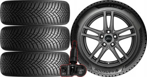 Koła Zima Ford S-max 1 Hankook 225/50r17 + Tpms
