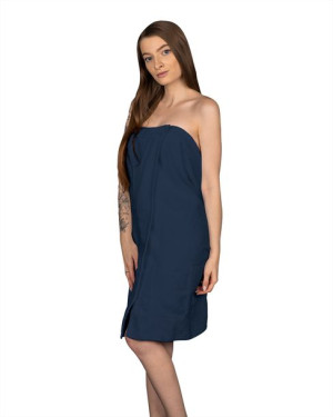 Kilt Ręcznik Damski Do Sauny Frotte 140x70 Granat