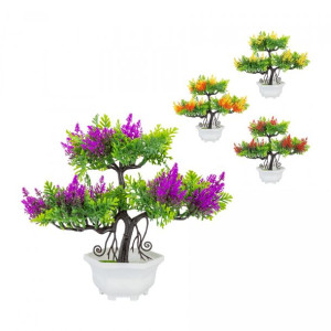 Kwiaty Sztuczne drzewko w doniczce BONSAI 27CM
