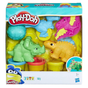 Play-doh Dinozaury Dino Świat 3 Tuby Ciastolina