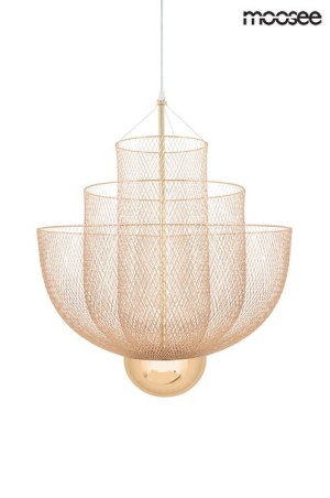MOOSEE lampa wisząca MESH 45 złota