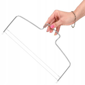 Duży nóż strunowy do cięcia biszkoptu, ciasta 32 cm