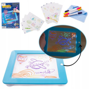 Magiczna Tablica Do Rysowania Tablet Led Znikopis