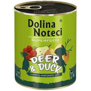 DOLINA NOTECI Superfood jeleń i kaczka 800g