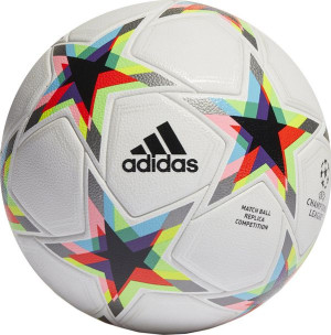 Piłka nożna adidas UCL Competition Void biało-czerwono-czarno-żółto-niebies