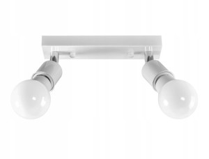 Lampa Sufitowa Plafon Reflektor Metal Line White 2