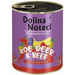 DOLINA NOTECI Superfood sarna z wołowiną 800g