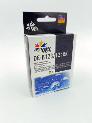 Tusz Wox Black Brother Lc 123Bk (Tusze Z Chipem) Zamiennik Lc123Bk