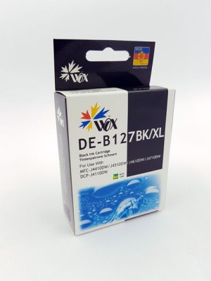 Tusz Wox  Black Brother Lc 127Bk Xl (Tusze Z Chipem) Zamiennik Lc127Xlbk