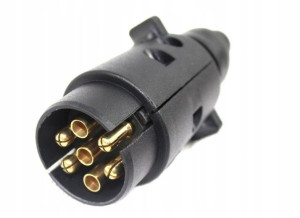 Wtyczka wtyk do przyczepy plastikowa 7 pin 12V