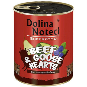 DOLINA NOTECI Superfood wołowina i serca gęsi 800g