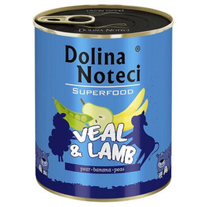 DOLINA NOTECI Superfood cielęcina z jagnięciną 800g
