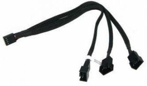 Gelid Przedłużacz Rozgałęziacz 3x4pin PWM 30cm