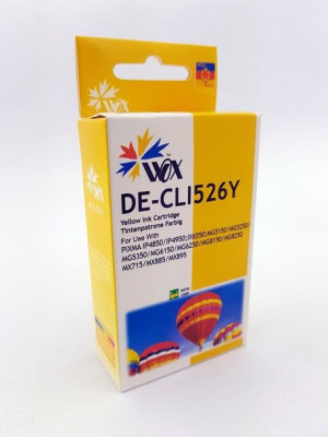 Tusz Wox Yellow Canon Cli 526Y Zamiennik Cli526Y