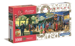 Clementoni Puzzle Panoramiczne 1000el. / Kolekcja świąteczna