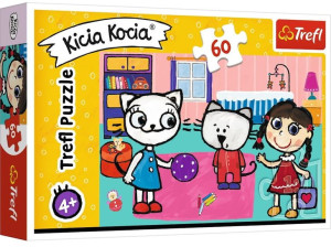 Trefl Puzzle 60el. / Kicia Kocia z przyjaciółmi