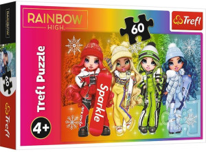 Trefl Puzzle 60el. /  Rainbow High / Radosne lalki