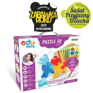 Puzzle 3D zwierzęta domowe