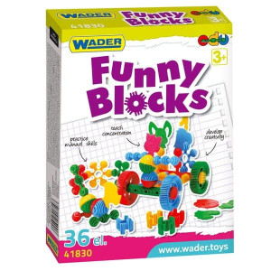 Klocki funny w kartonie 36 el.