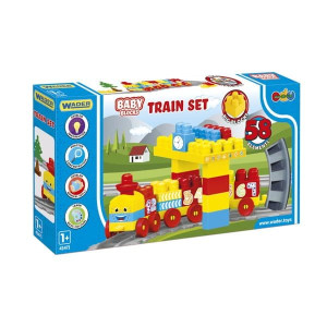 Baby Blocks kolejka 2,24 m 58 el.