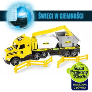 Magic Truck Technic laweta z kontenerami