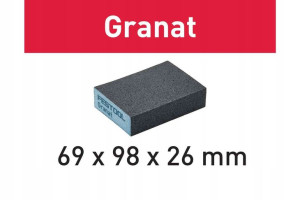 Festool Gąbka szlifierska Granat 69x98x26 120GR/6