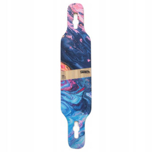 Switch Longboard TWIN freestyle Abstract deck blat