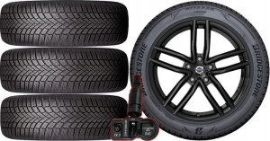 KOŁA ZIMA Volvo V70 1 Bridgestone 205/50R17 + TPMS