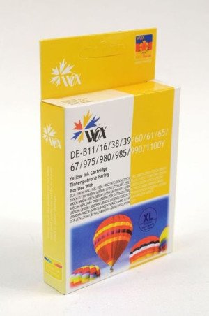 Tusz Wox Yellow Brother Lc980Y/Lc985Y/Lc1100Y Zamiennik