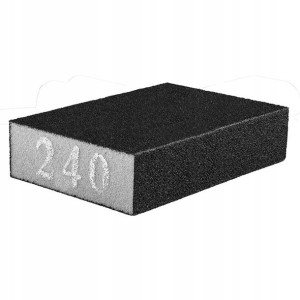 Gąbka ścierna 70x25x100mm, K240 GRAPHITE 55H921