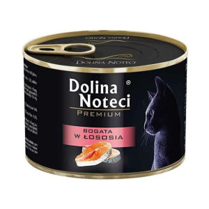 DOLINA NOTECI Łosoś dla kota puszka 185g