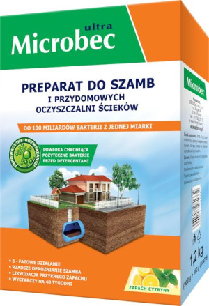 BROS Microbec preparat do szamb 1 kg + WC żel 0,5 l