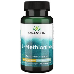 SWANSON AjiPure L-Metionina 500 mg 60 kaps.