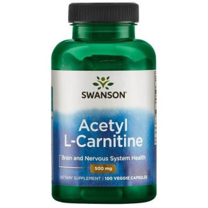 SWANSON ALC Acetyl L-Karnityna 500 mg 100 kaps.