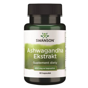 SWANSON Ashwagandha Ekstrakt 60 kaps.