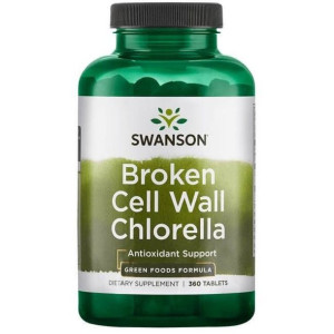 SWANSON Chlorella Broken Cell Wall 360 tab.